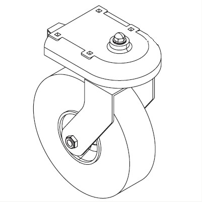 Titan 759-508A Front Wheel Assembly